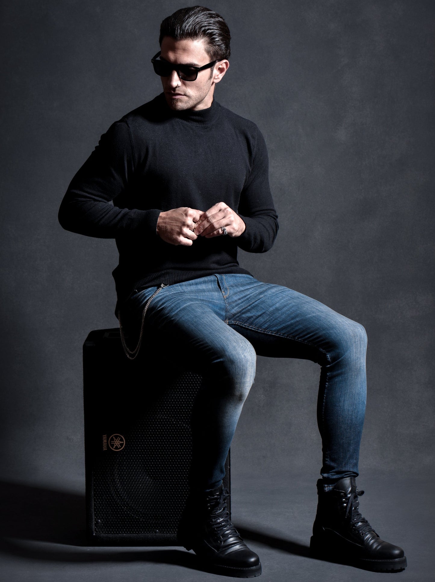 Sweater Nox · Cuello polera
