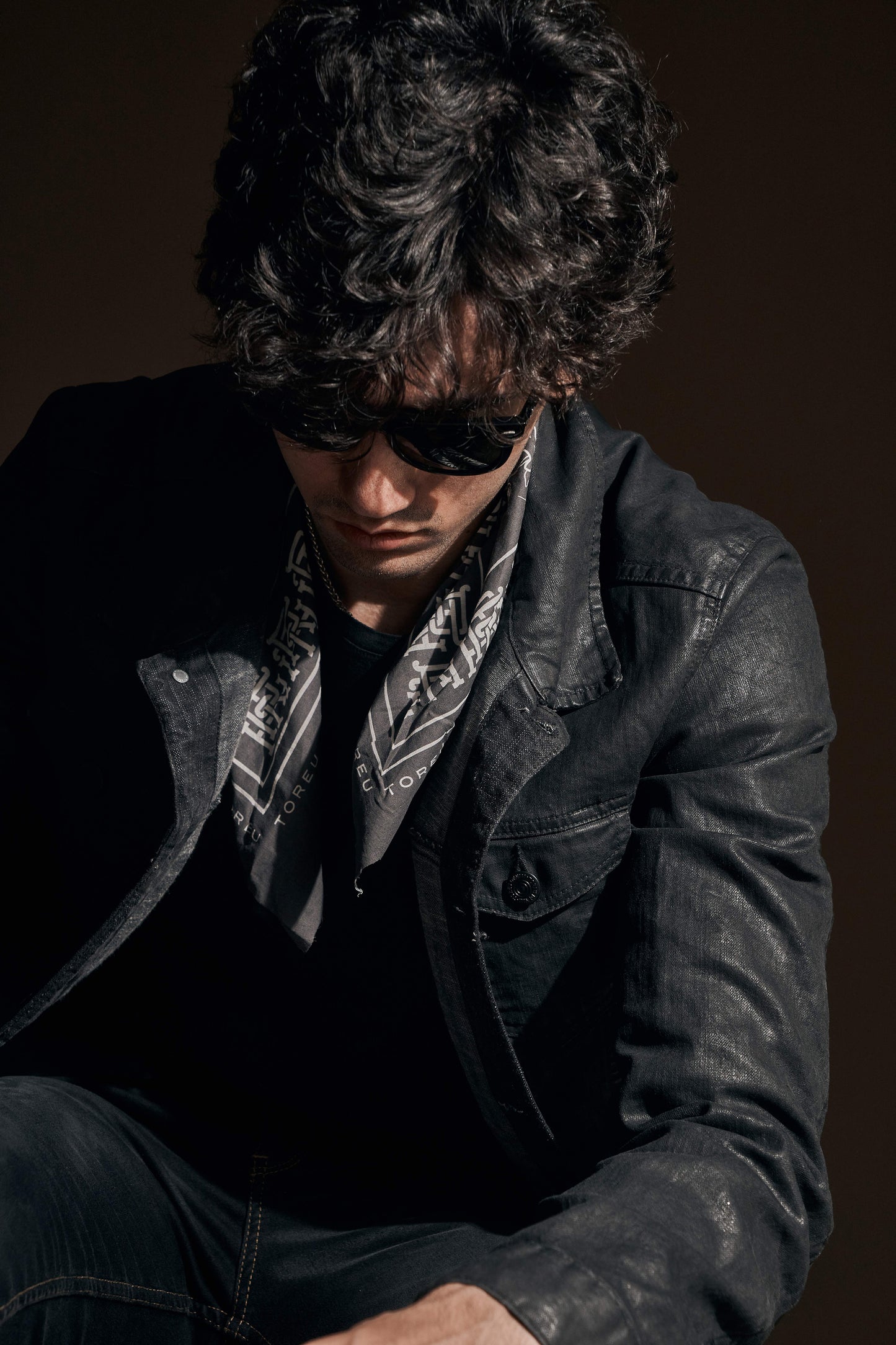 Jacket Tyler · Denim simil cuero