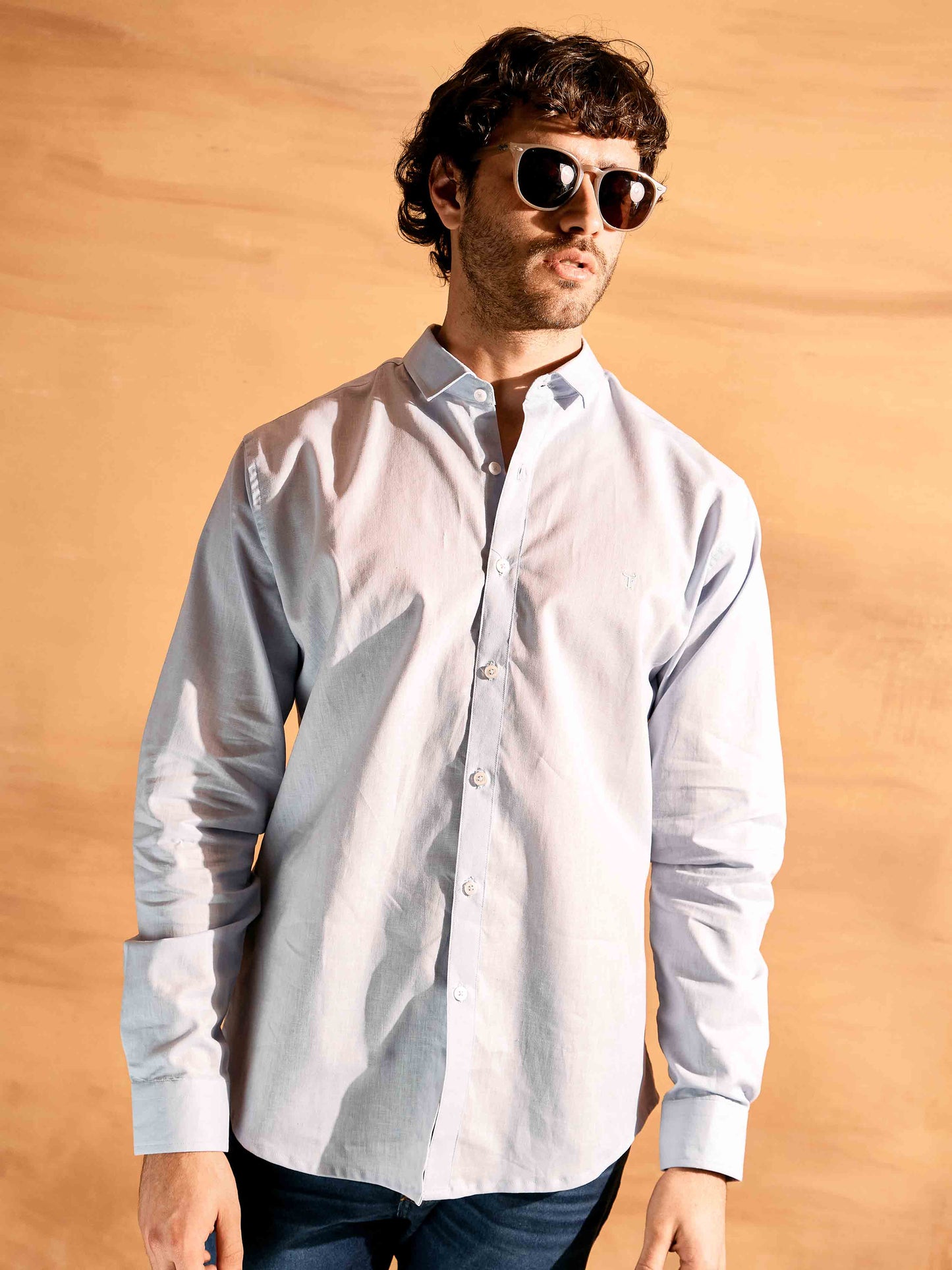 Camisa de lino Megan · Slim Fit