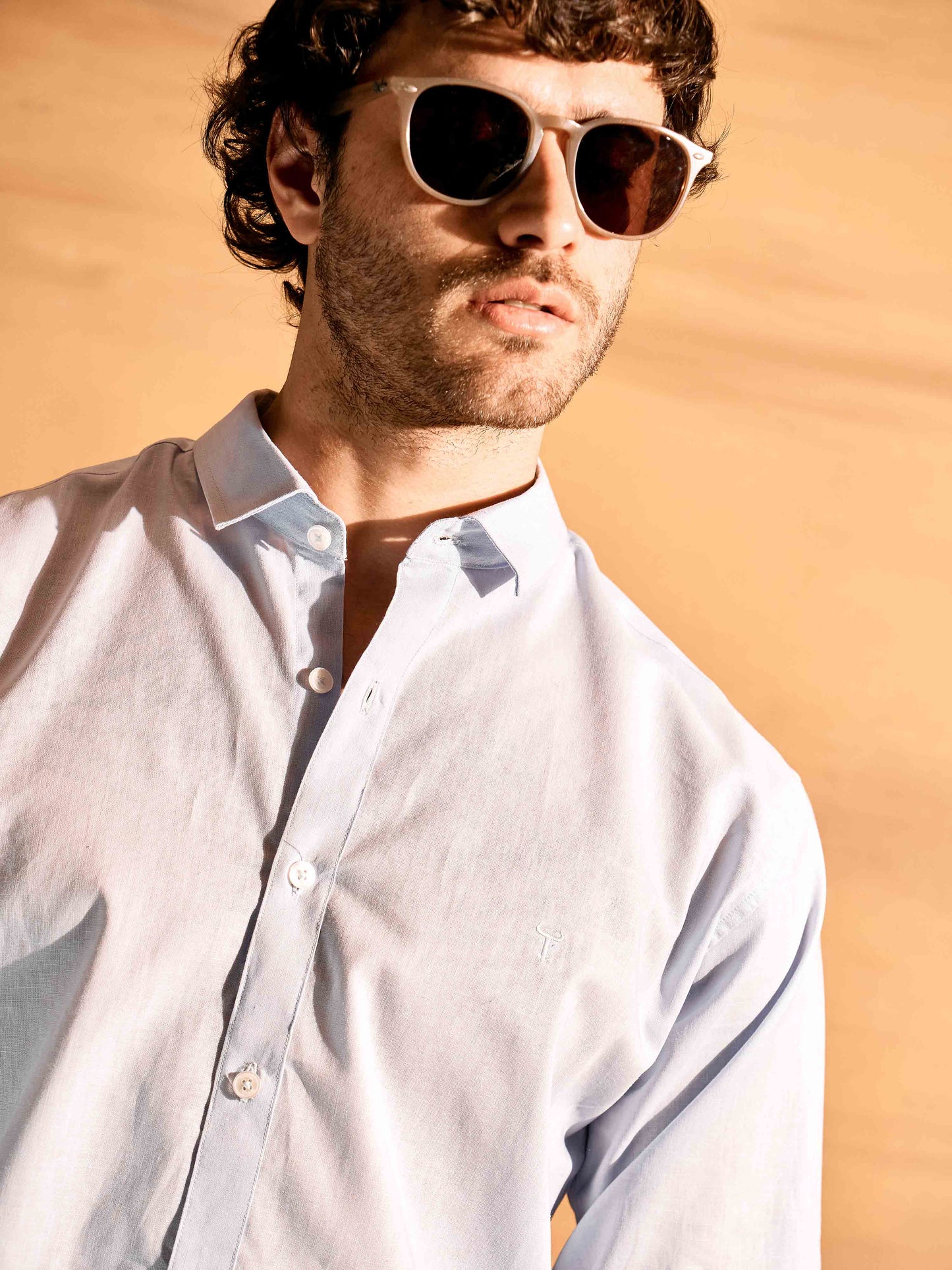 Camisa de lino Megan · Slim Fit