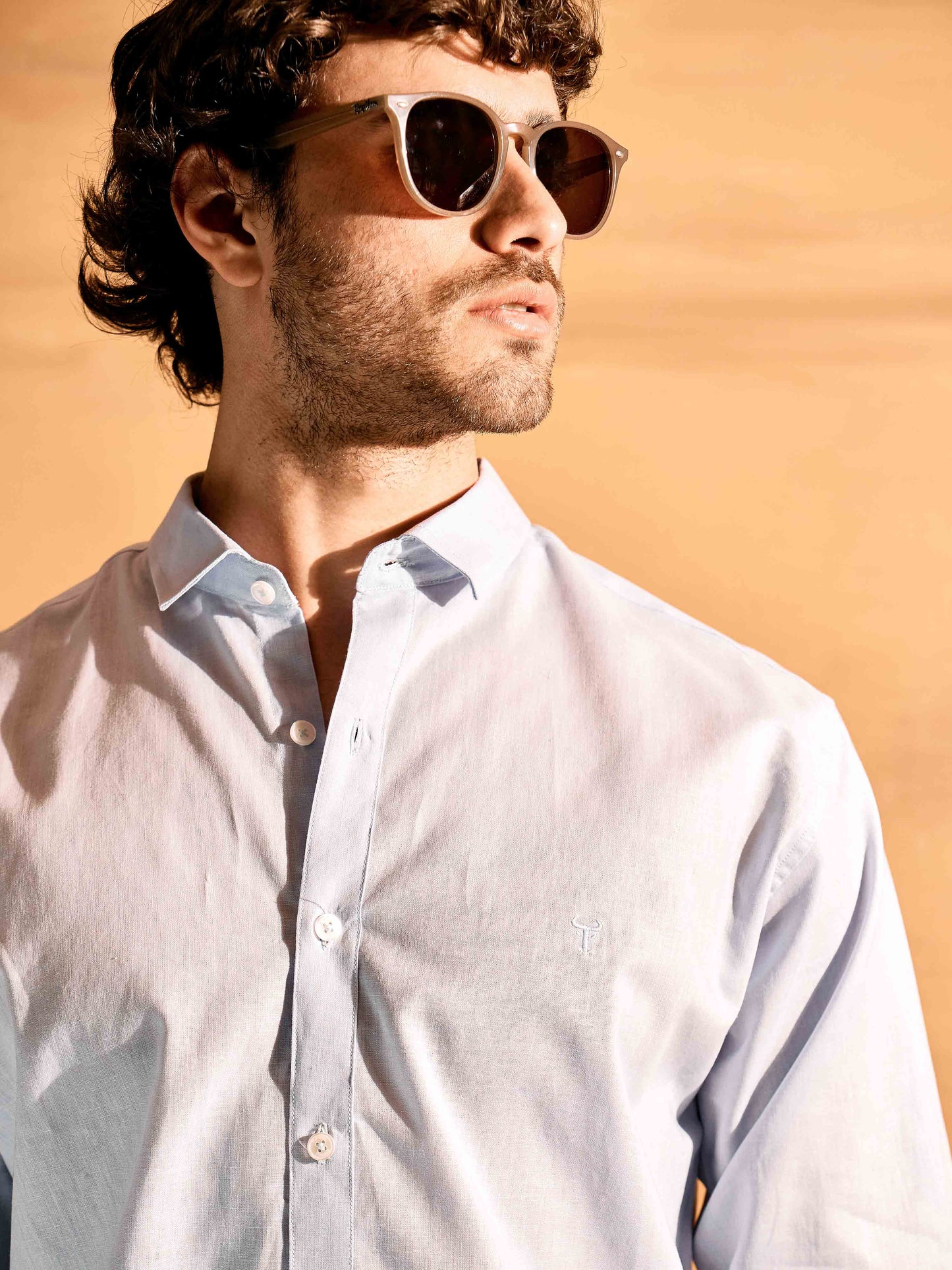Camisa de lino Megan · Slim Fit