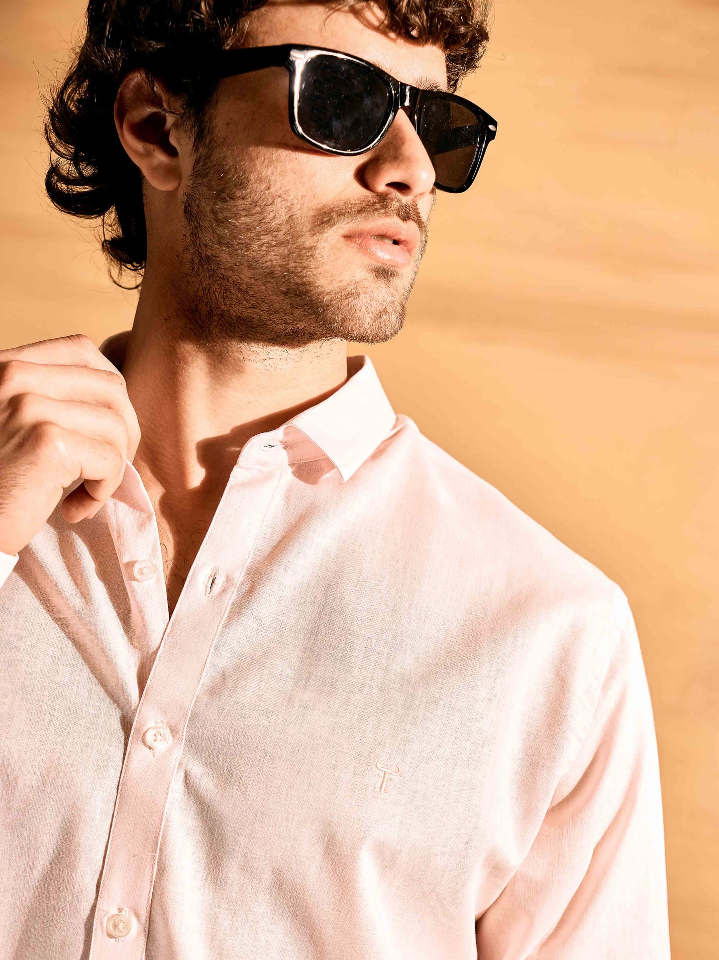 Camisa de lino Megan · Slim Fit