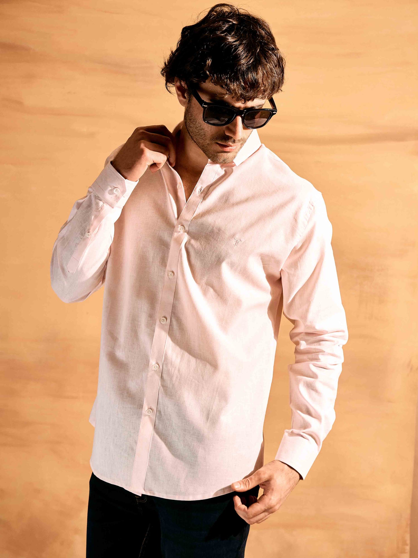 Camisa de lino Megan · Slim Fit