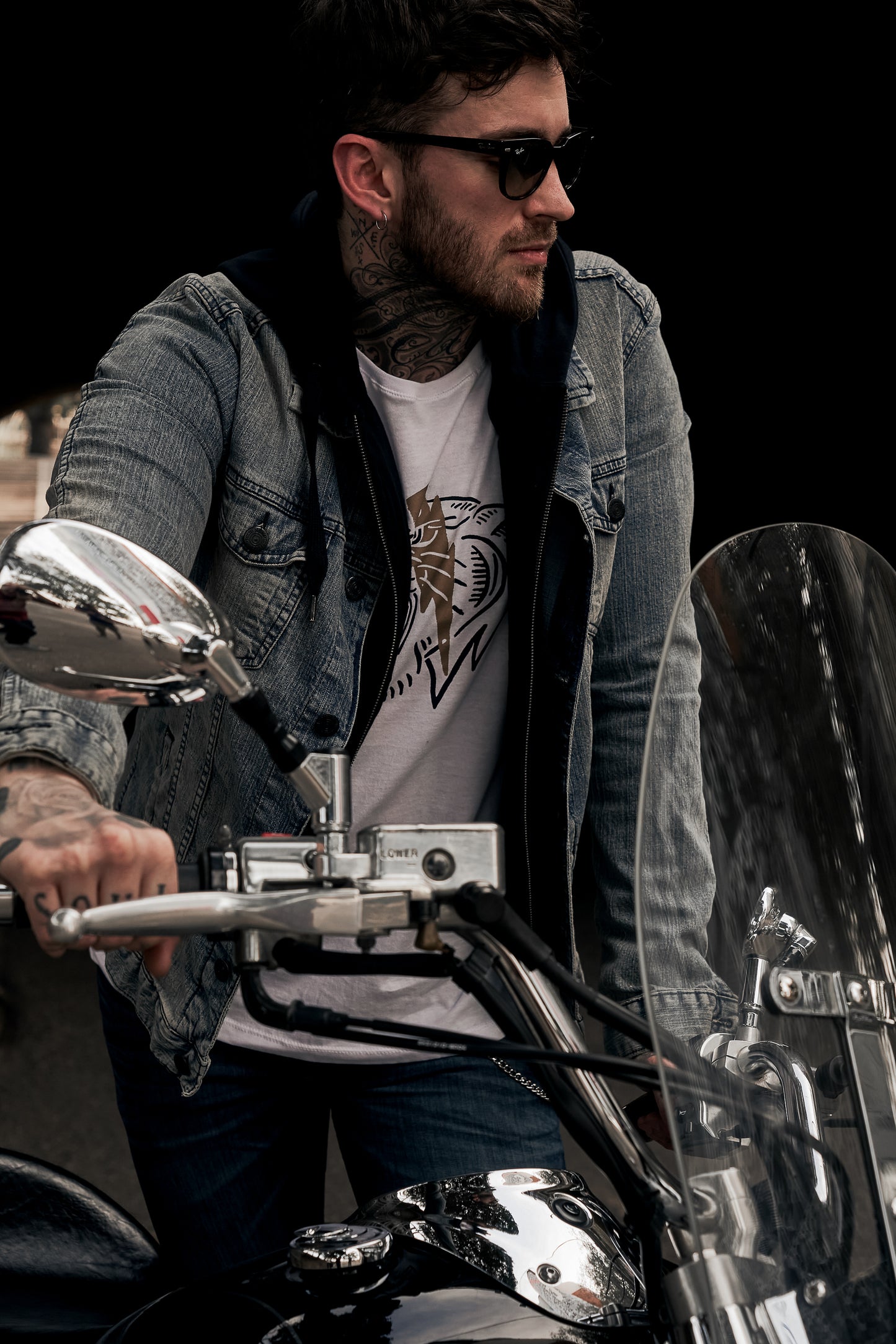 Remera BLANES · Pima estampada (Ultimo XL)