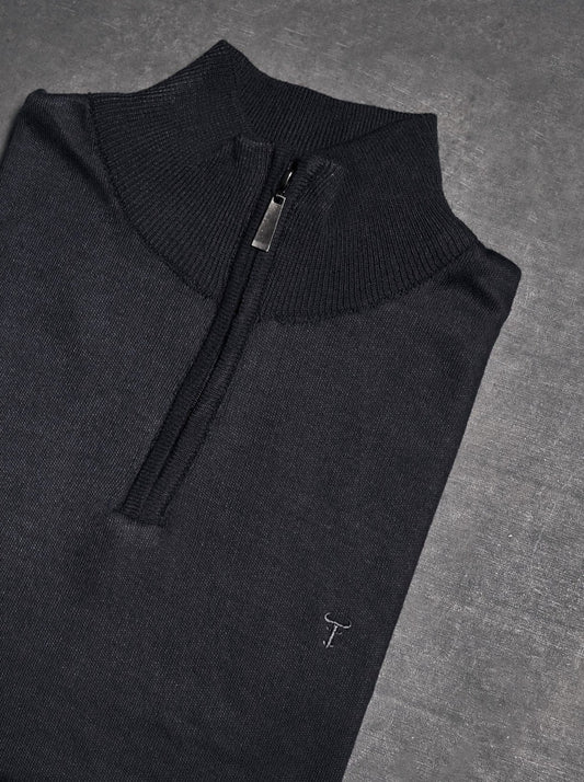 Sweater Albert · cuello con cierre