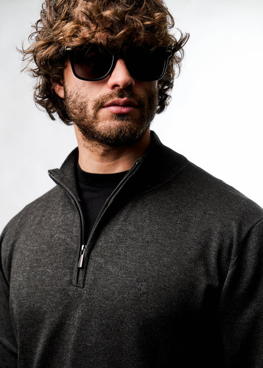 Sweater Hamilton · Cuello medio cierre