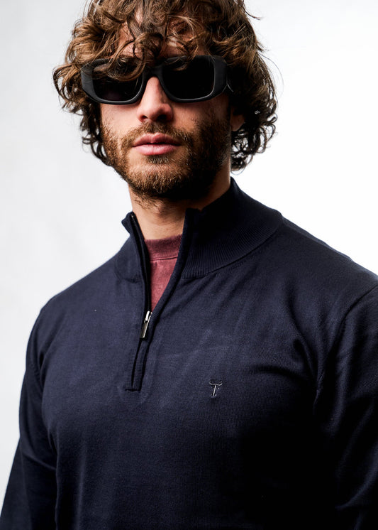 Sweater Hamilton · Cuello medio cierre