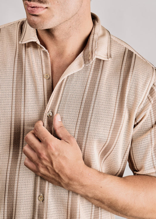 Camisa Mikonos · Mangas Cortas