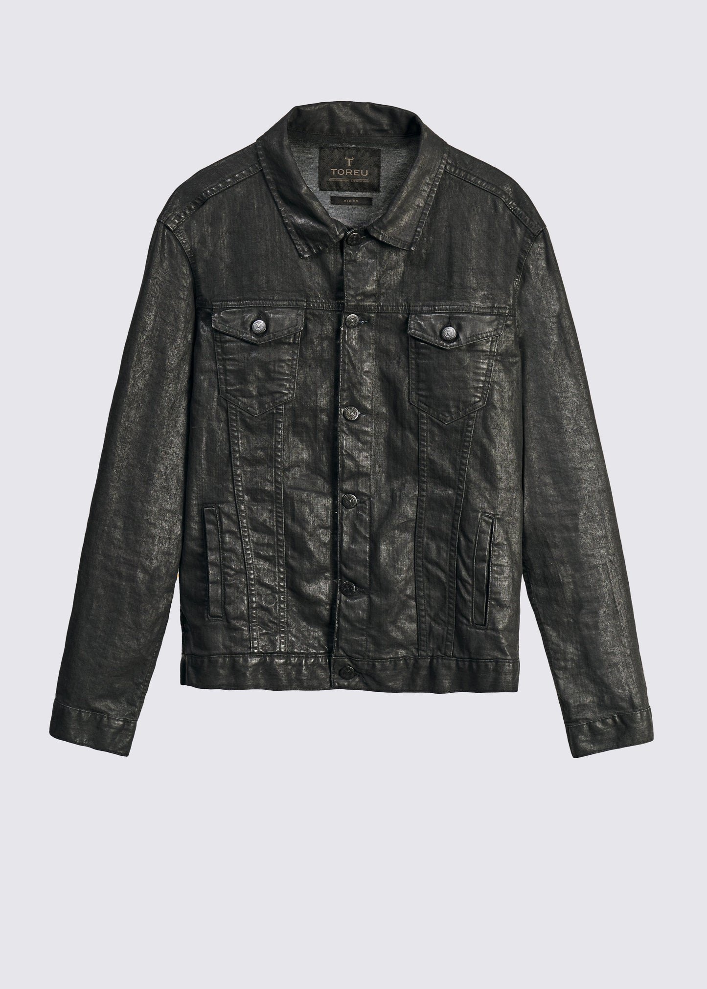 Jacket Tyler · Denim simil cuero