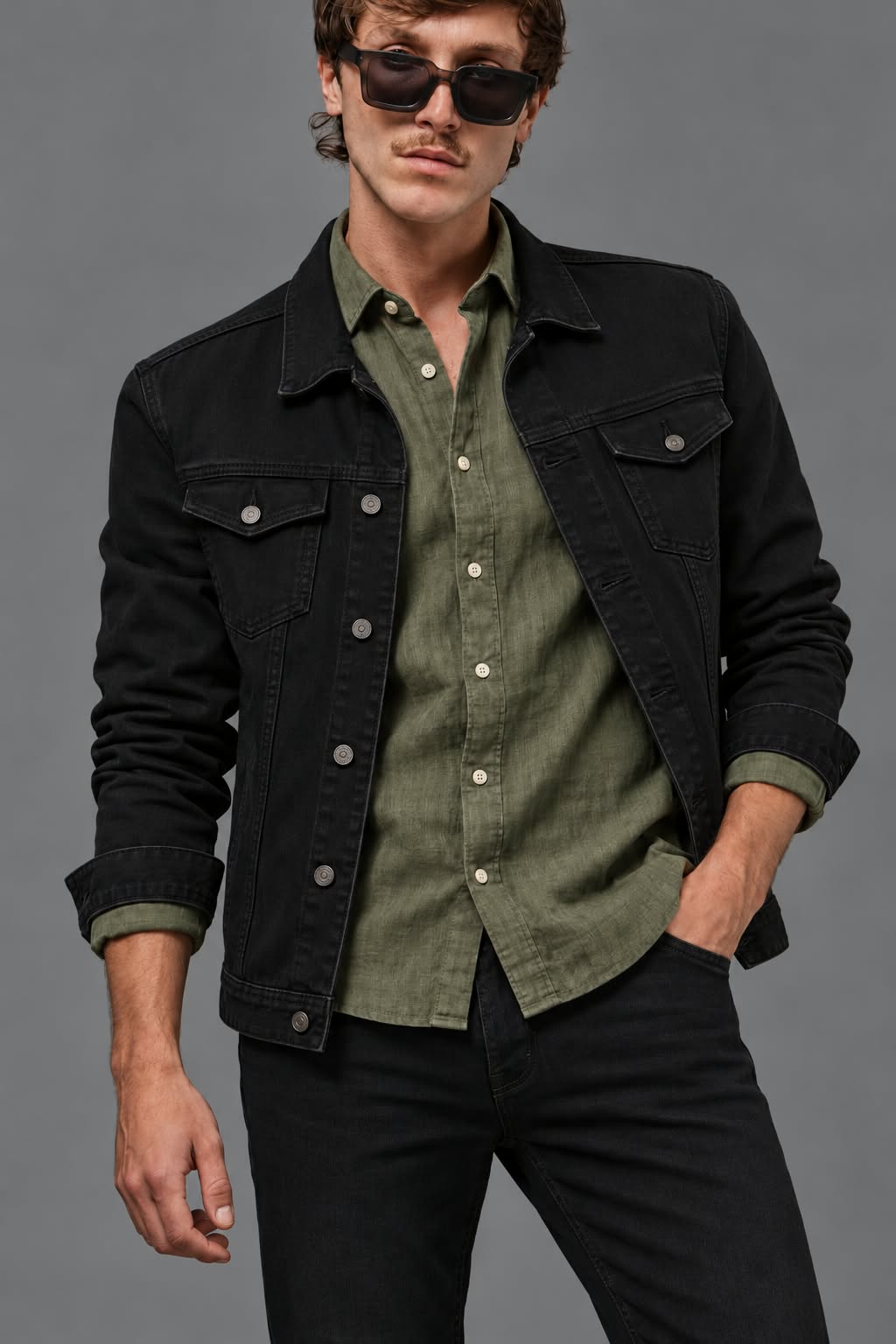 Jacket Kim Slim Fit Negra