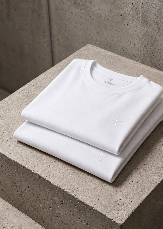 Pack duo Remera Mylar Blanca