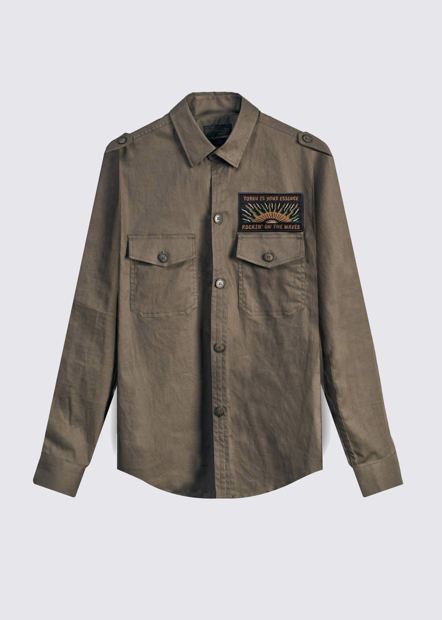 Jacket ANTIBES · Gabardina estampada