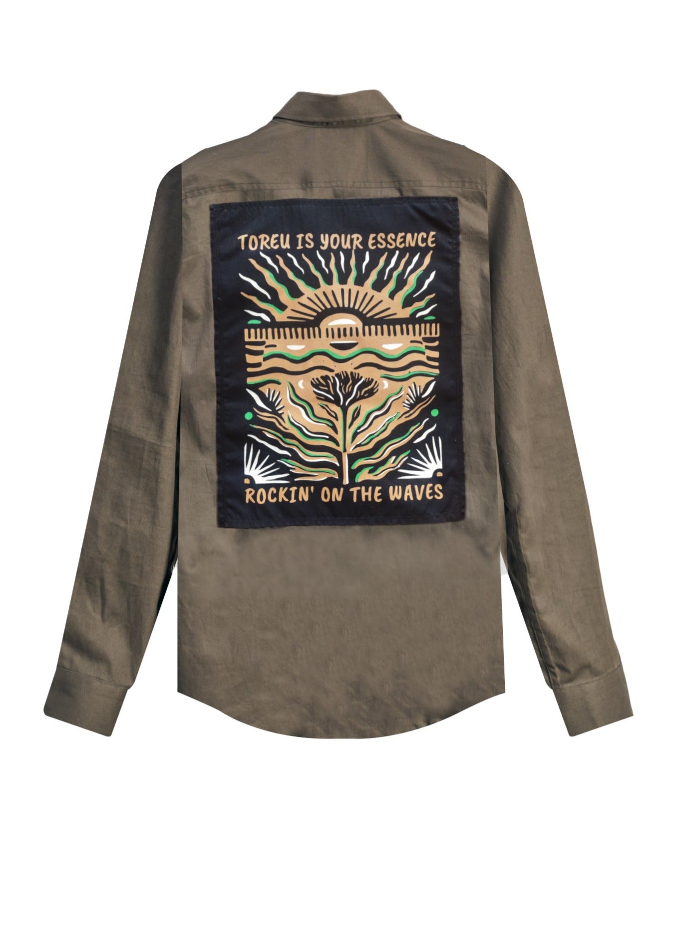 Jacket ANTIBES · Gabardina estampada