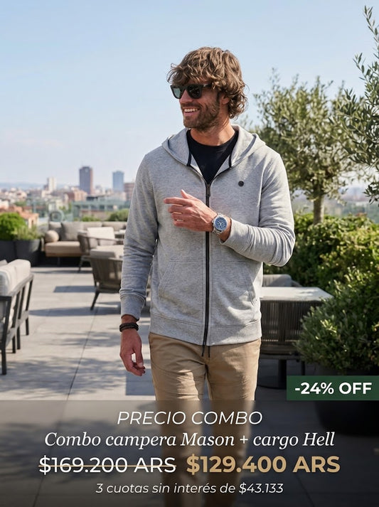 Combo campera Mason + cargo Hell