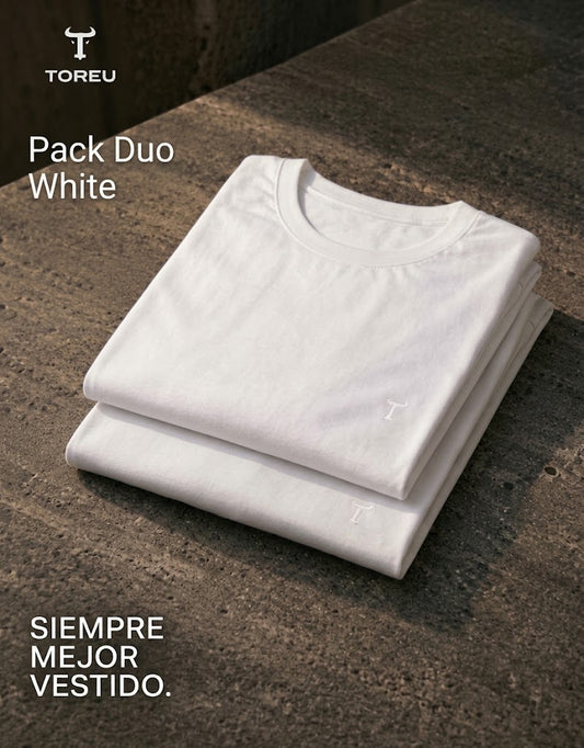 Pack duo Mylar Blanca