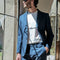 Ambo París Azul · Slim Fit