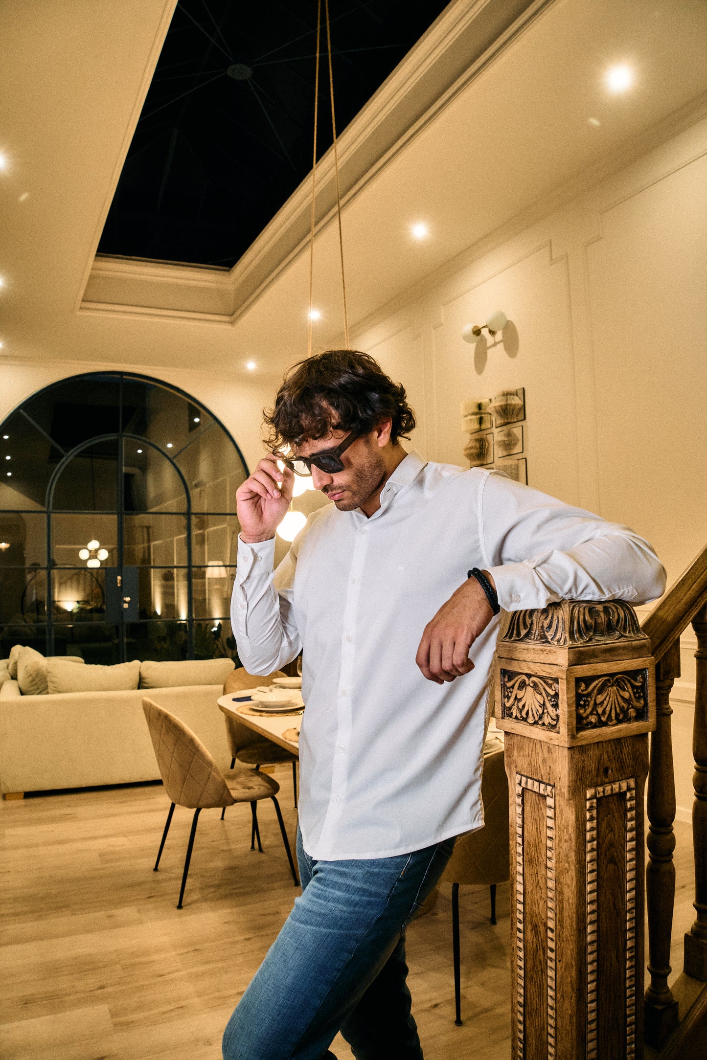 Camisa Cliff Blanco · Regular Fit