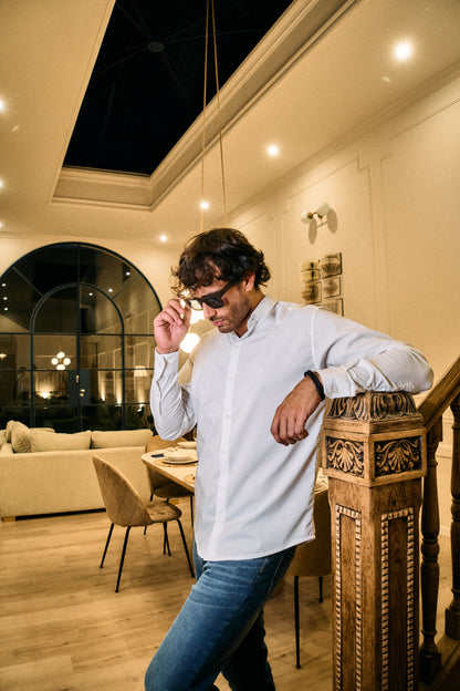 Camisa Cliff Blanco · Regular Fit