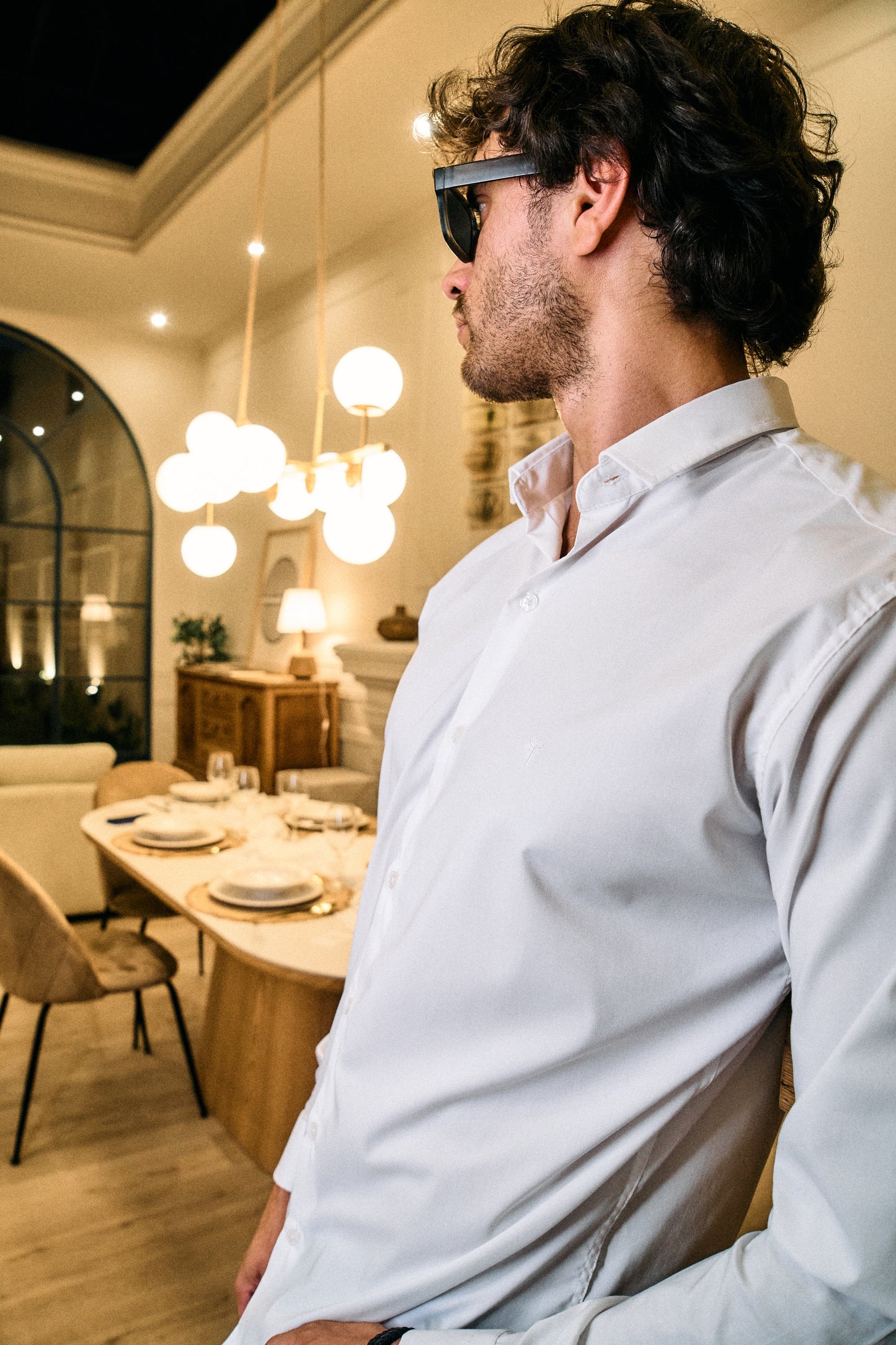 Camisa Cliff Blanco · Regular Fit