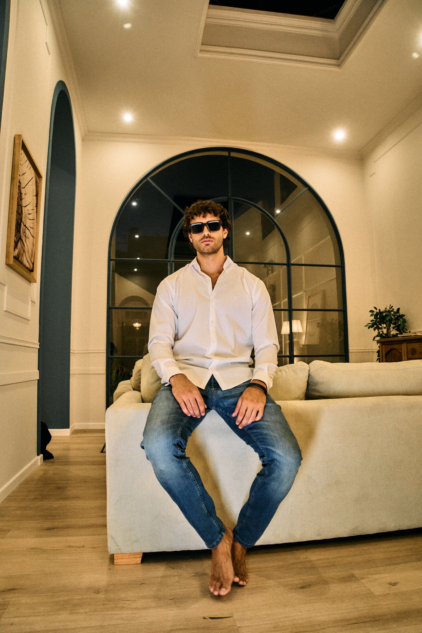 Camisa Cliff Blanco · Regular Fit