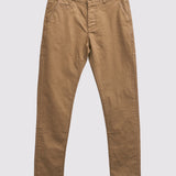 Pantalón Chino Pharrel Tostado Slim Fit de Gabardina