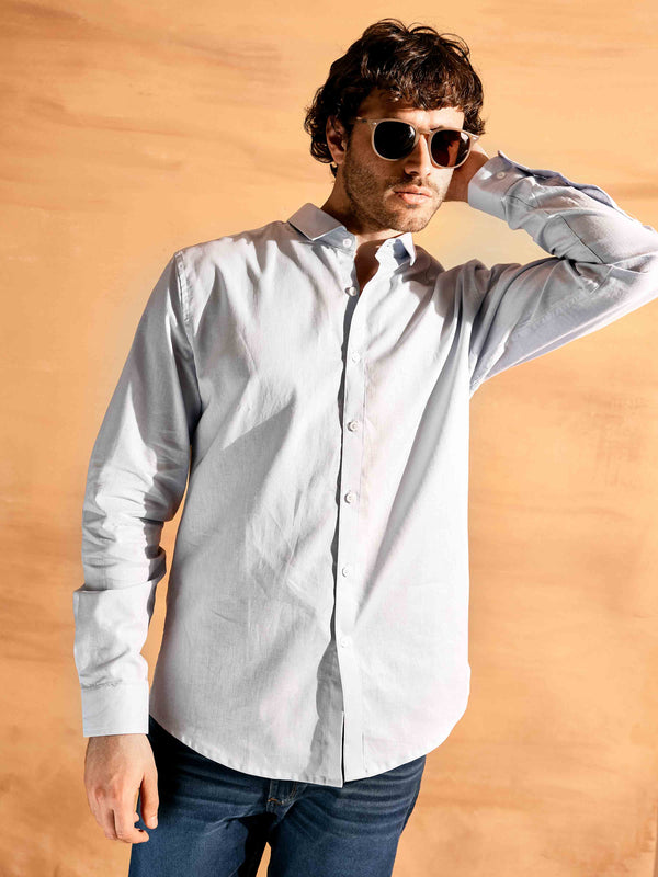 Camisa de lino Megan · Slim Fit