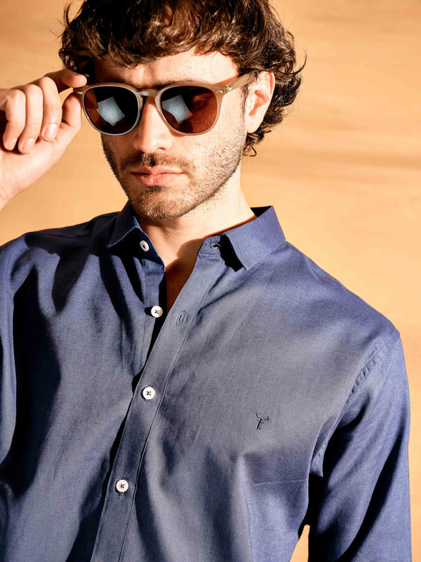 Camisa de lino Megan · Slim Fit