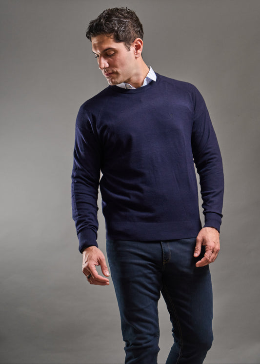 Sweater LECLERC Marino · Slim Fit
