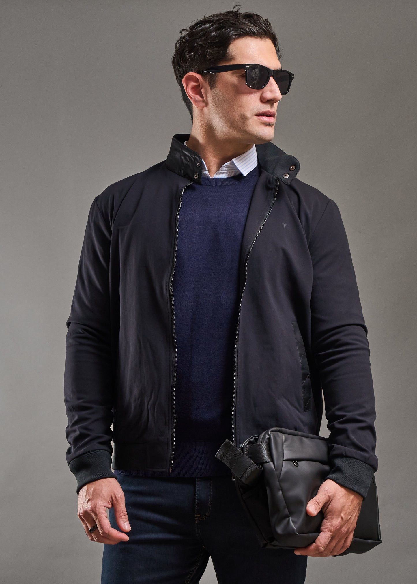 Sweater LECLERC Marino · Slim Fit