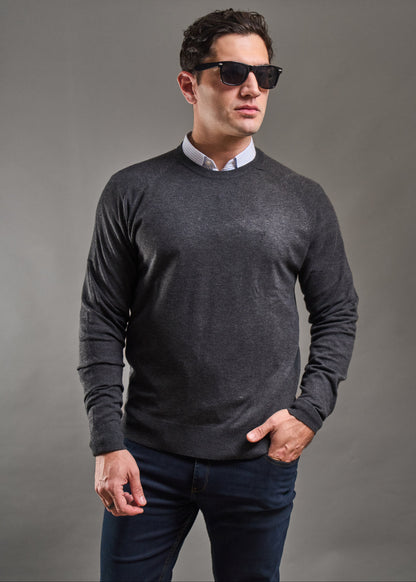 Sweater LECLERC Gris · Slim Fit