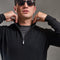 Sweater Hamilton Negro · Cuello medio cierre