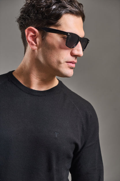 Sweater LECLERC Negro · Slim Fit