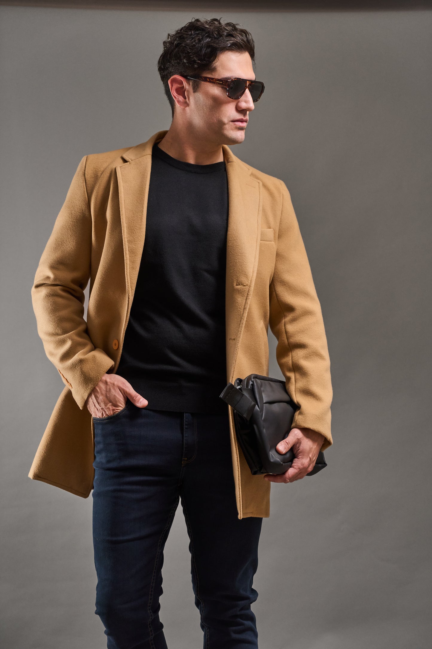Sweater LECLERC Negro · Slim Fit