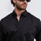 Camisa Cliff Negro . Regular Fit