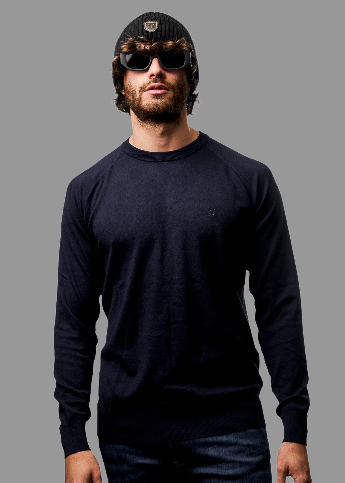 Sweater LECLERC Marino · Slim Fit