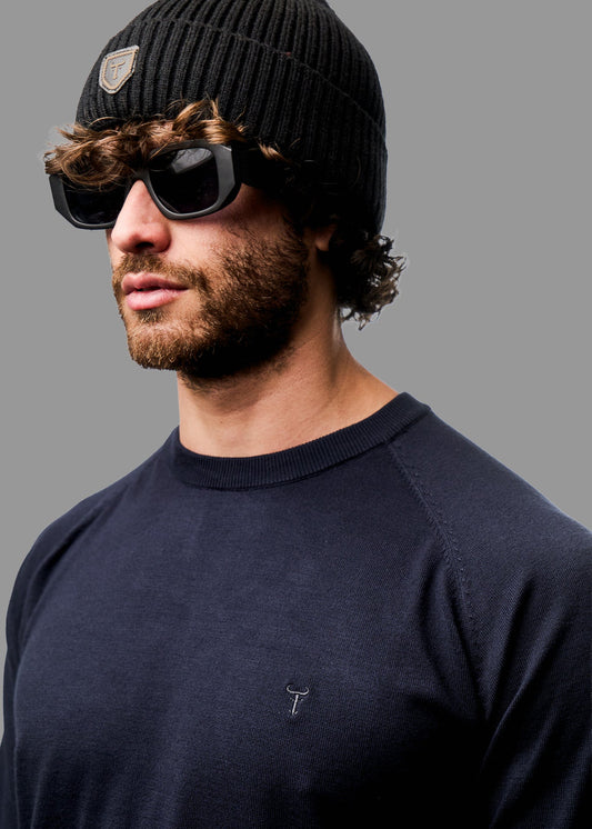 Sweater LECLERC Marino · Slim Fit