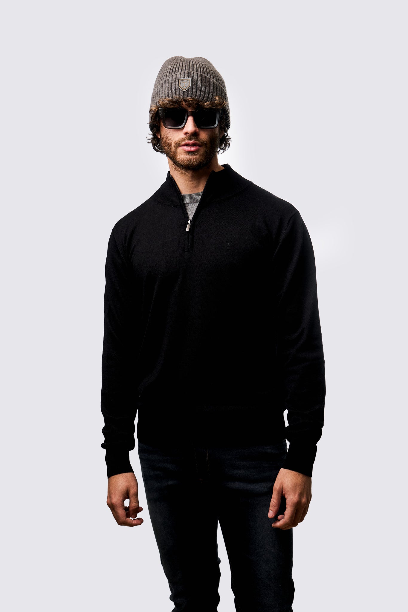 Sweater Hamilton · Cuello medio cierre