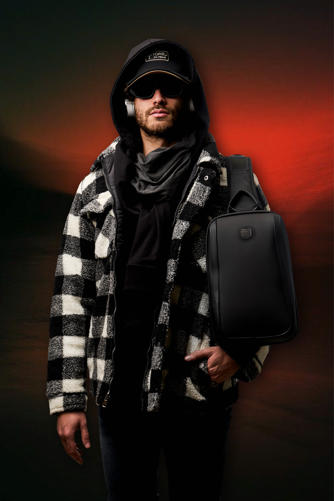 Campera a cuadros MAYERS · Slim fit
