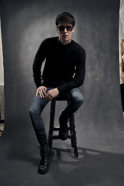 Sweater Nox · Cuello polera