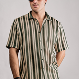 Camisa Salerno Militar Manga Corta Slim Fit