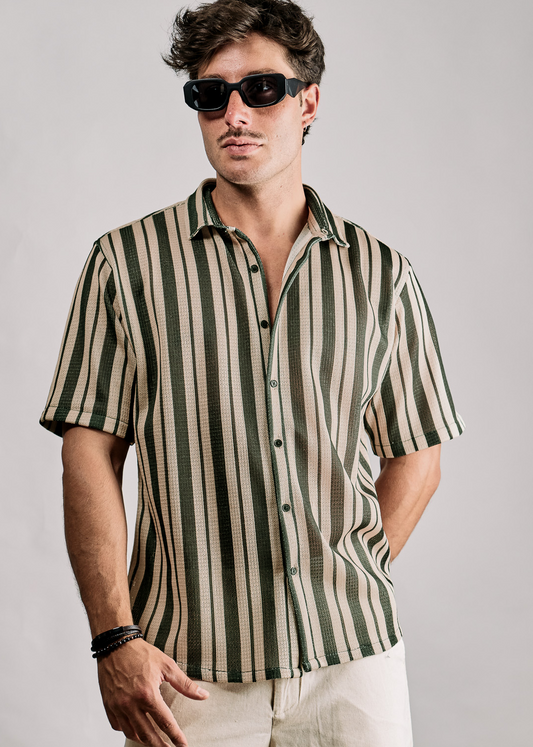 Camisa Salerno · Mangas Cortas