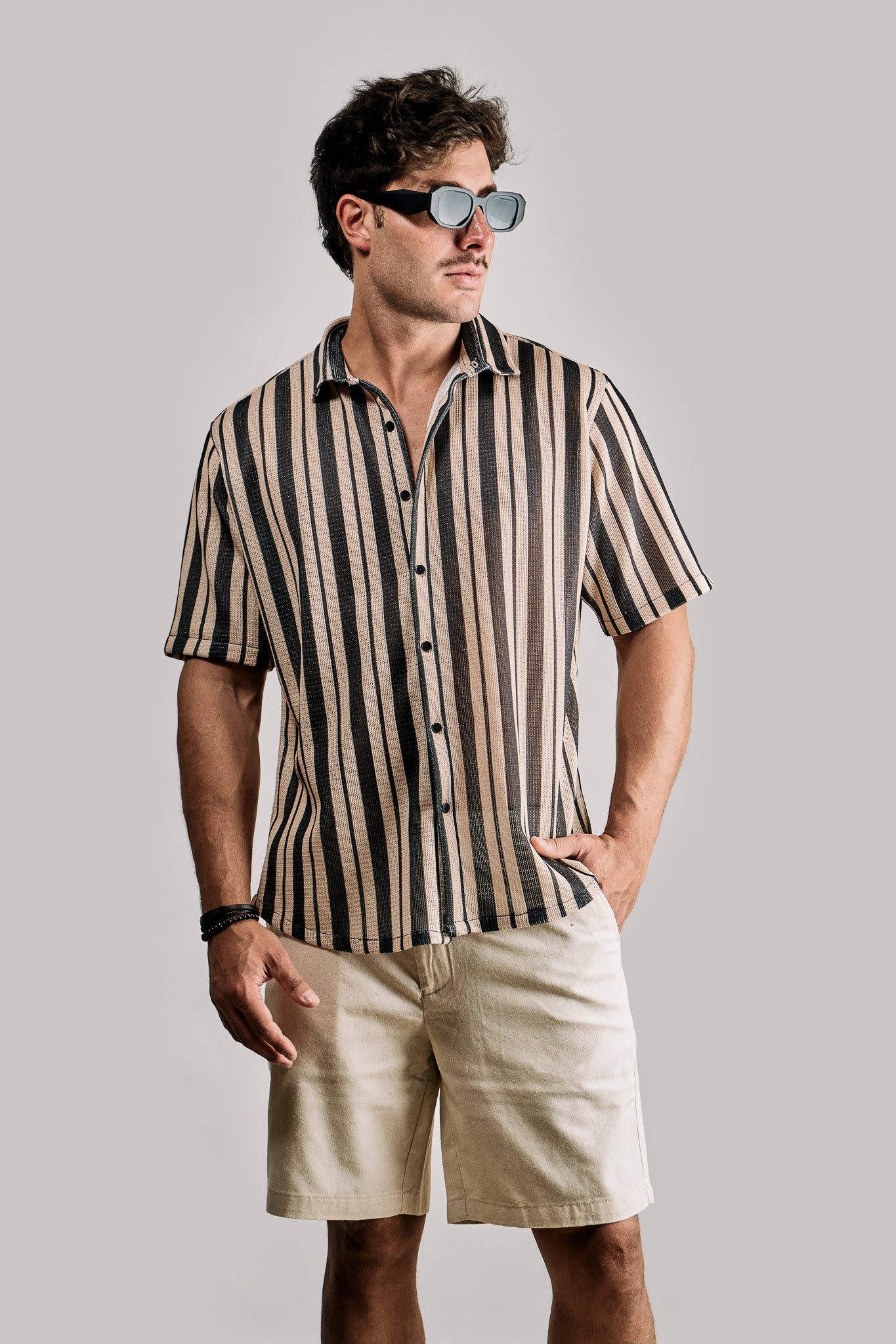 Camisa Salerno · Mangas Cortas