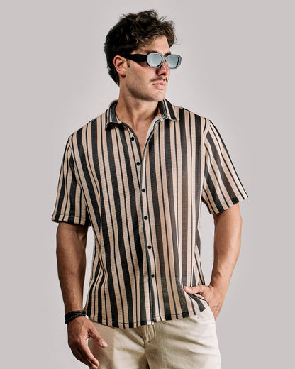 Camisa Salerno · Mangas Cortas