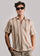Camisa Mikonos Beige · Mangas Cortas