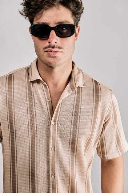 Camisa Mikonos · Mangas Cortas