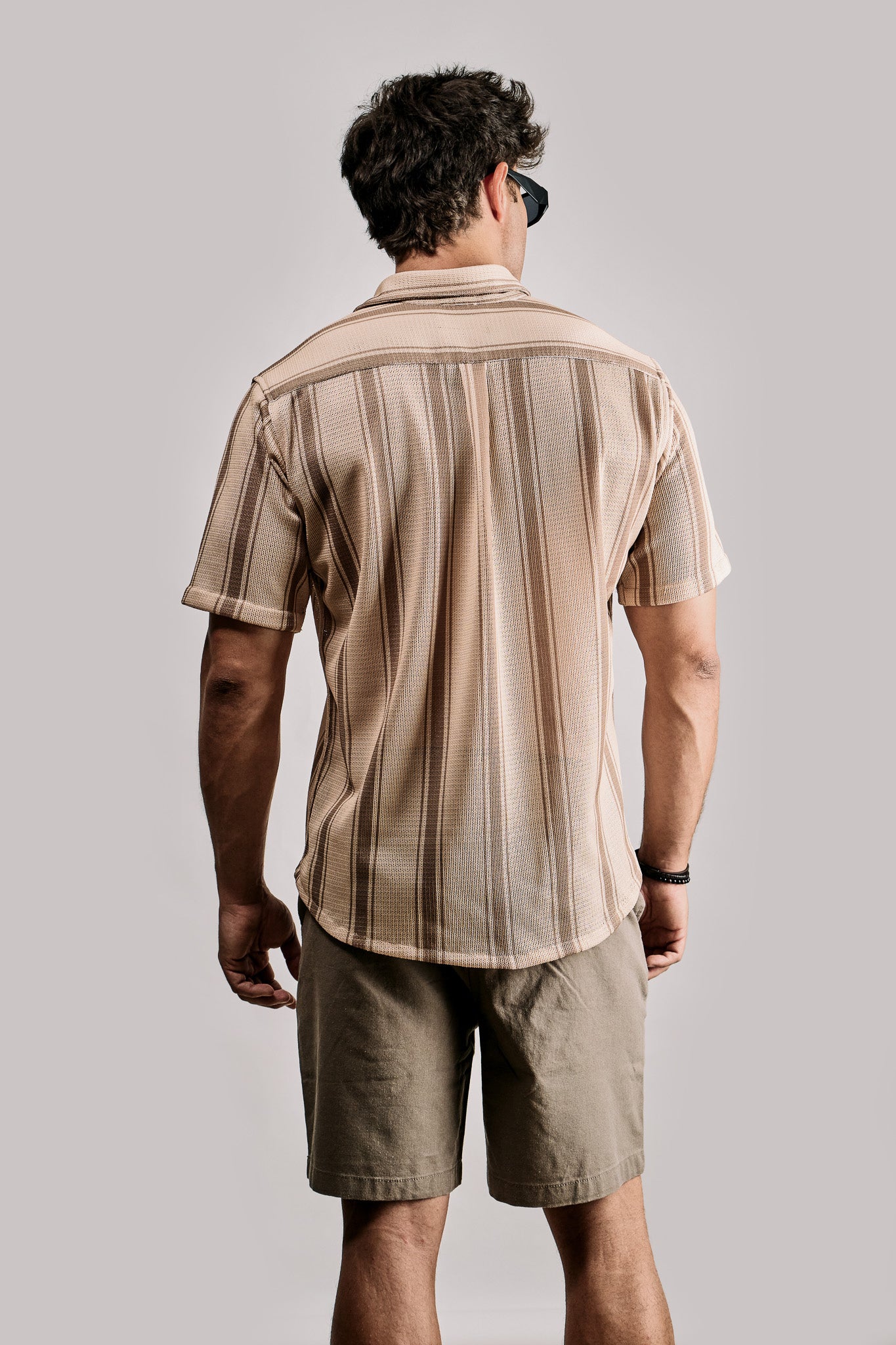 Camisa Mikonos · Mangas Cortas