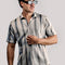 Camisa Mikonos Marino · Mangas Cortas