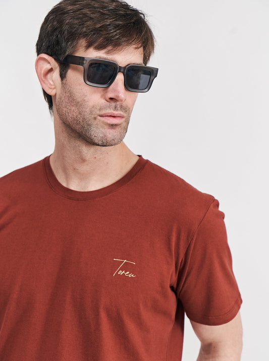 Remera Ibiza · Pima estampada