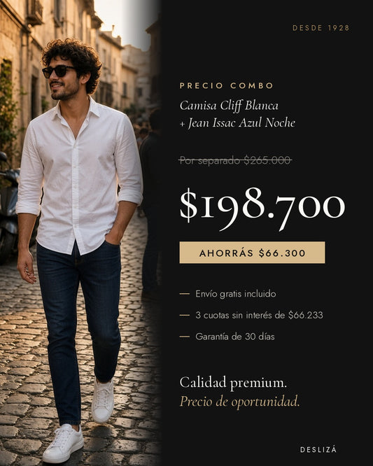 Combo camisa Cliff + Jean Issac