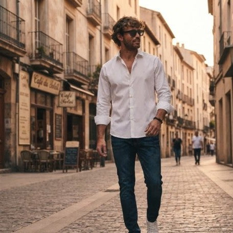 Combo camisa Cliff + Jean Issac